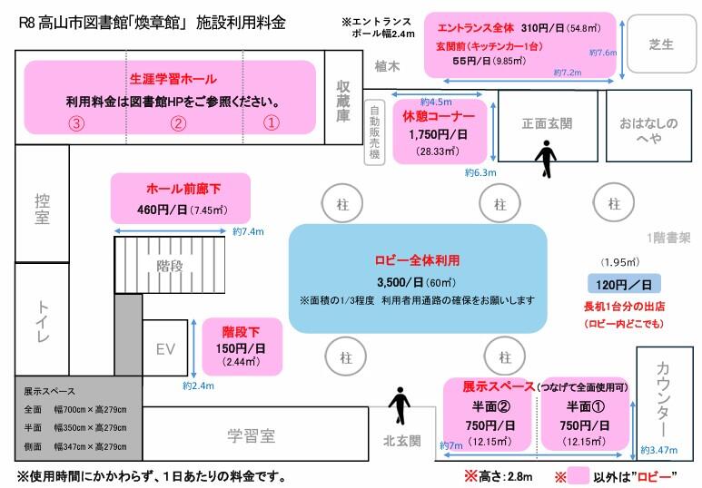 施設貸出1階フロア図